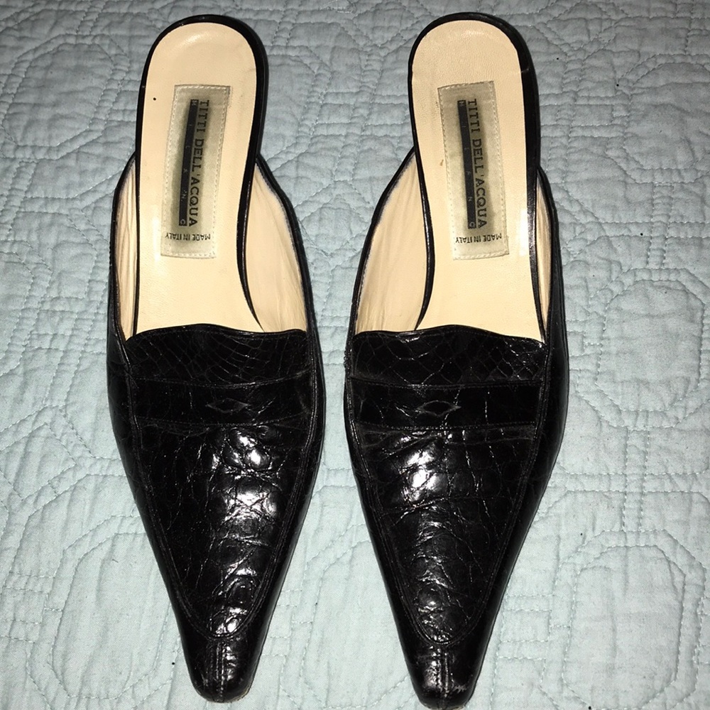 titti dell'acqua slide on stilettos